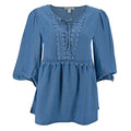 Blusa Marissa Olivia Mangas 3/4 Liso Encaje Para Damas by Marissa Olivia