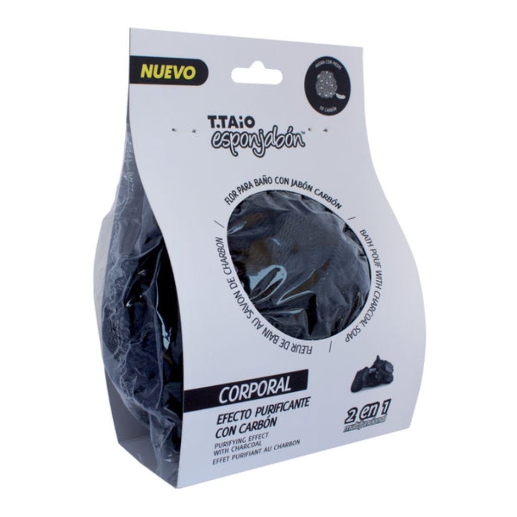ESPONJABON  BORLA DE BAÑO - CARBON ACTIVADO