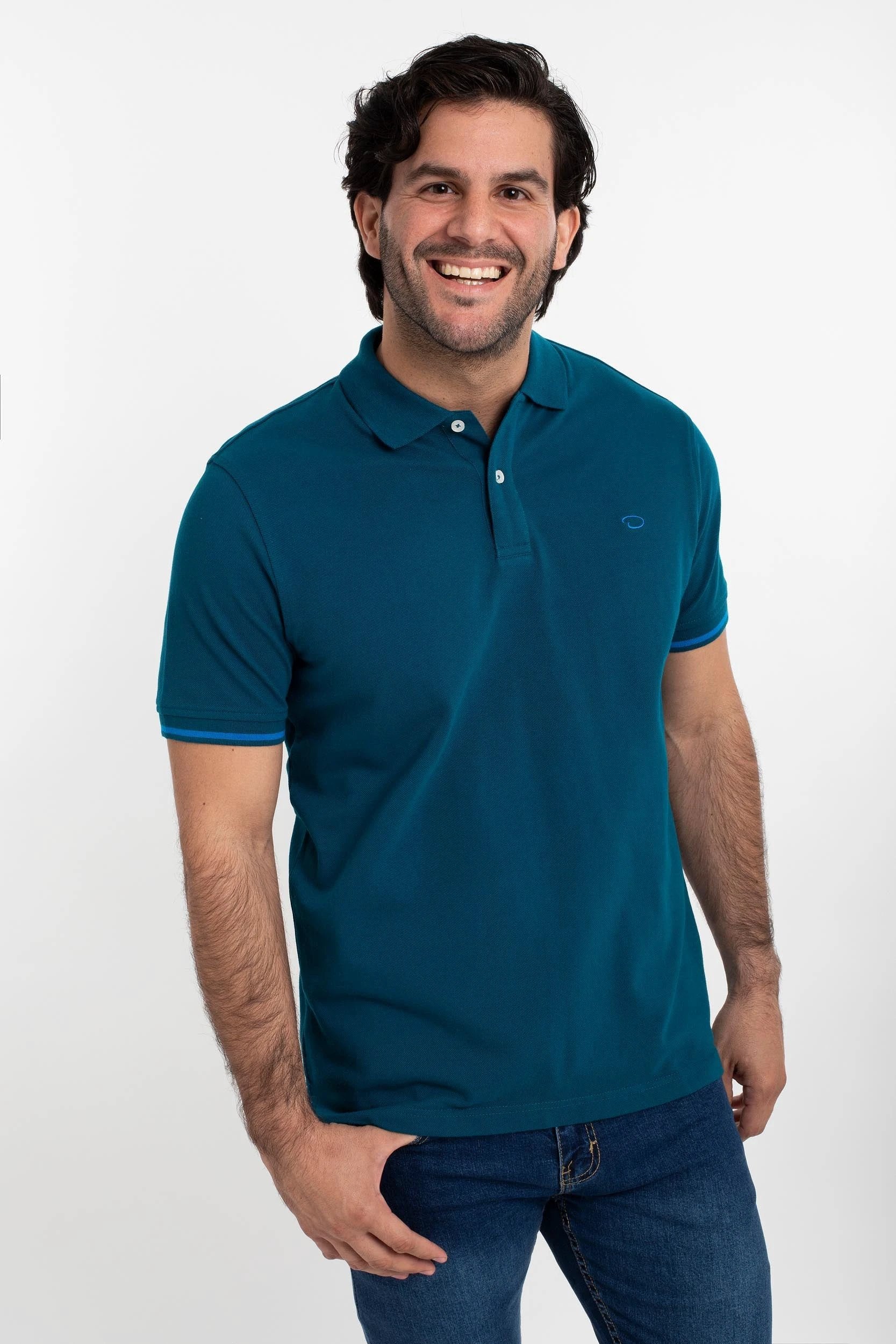 Poloshirt Oscar De La Renta Mangas Cortas Liso Para Caballeros by Oscar De La Renta
