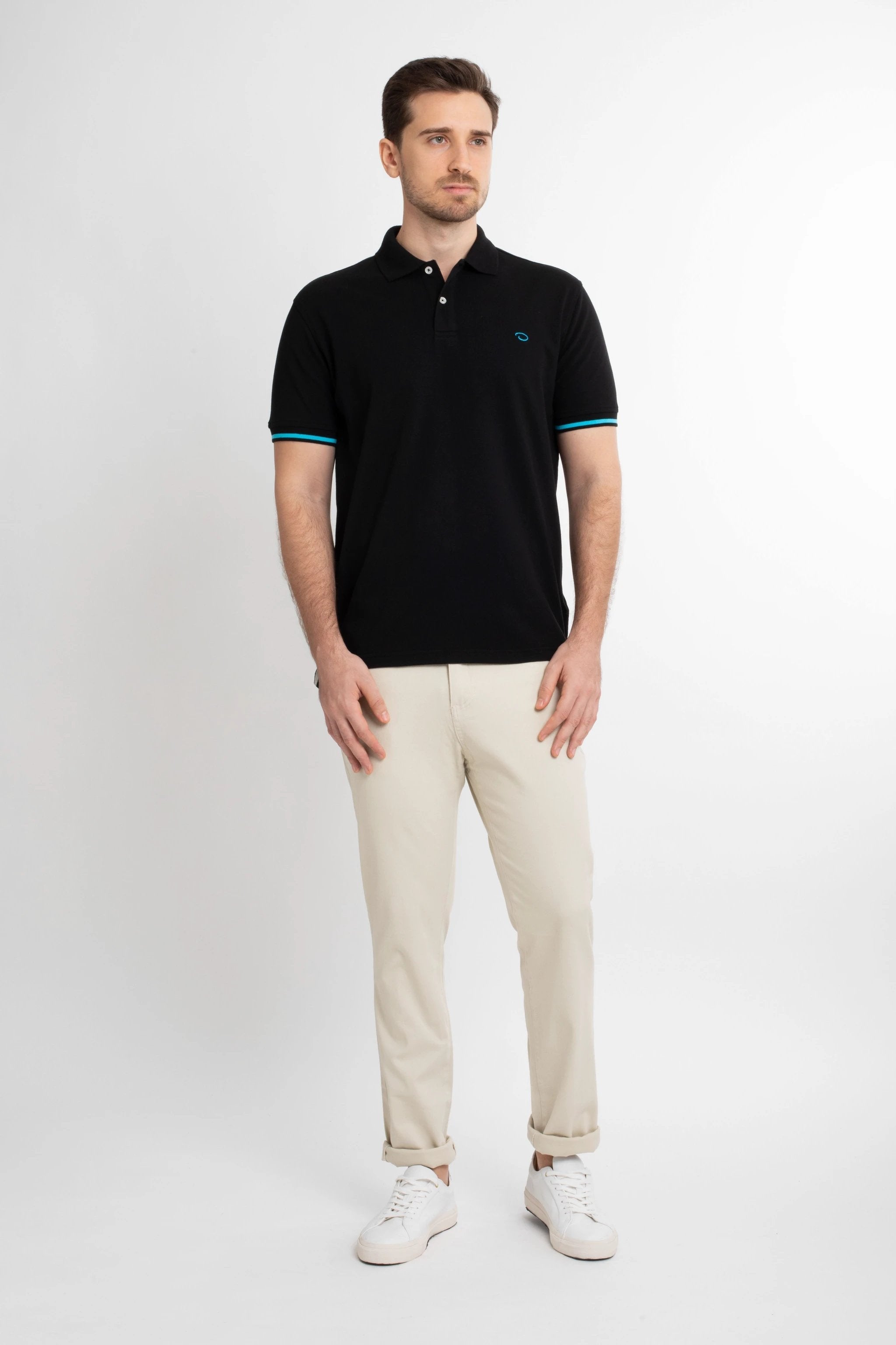 Poloshirt Oscar De La Renta Mangas Cortas Liso Para Caballeros by Oscar De La Renta