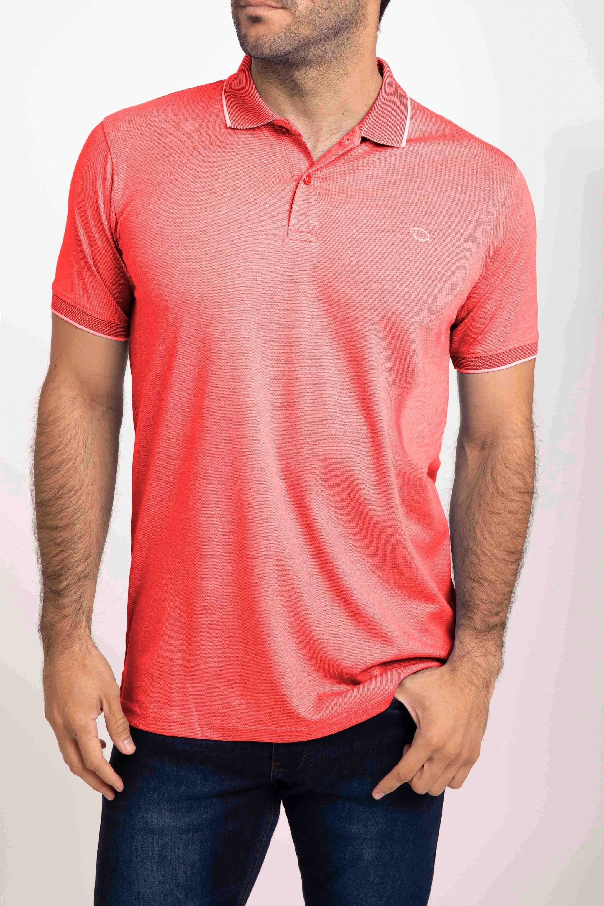 Poloshirt Oscar De La Renta Mangas Cortas Liso Para Caballeros by Oscar De La Renta