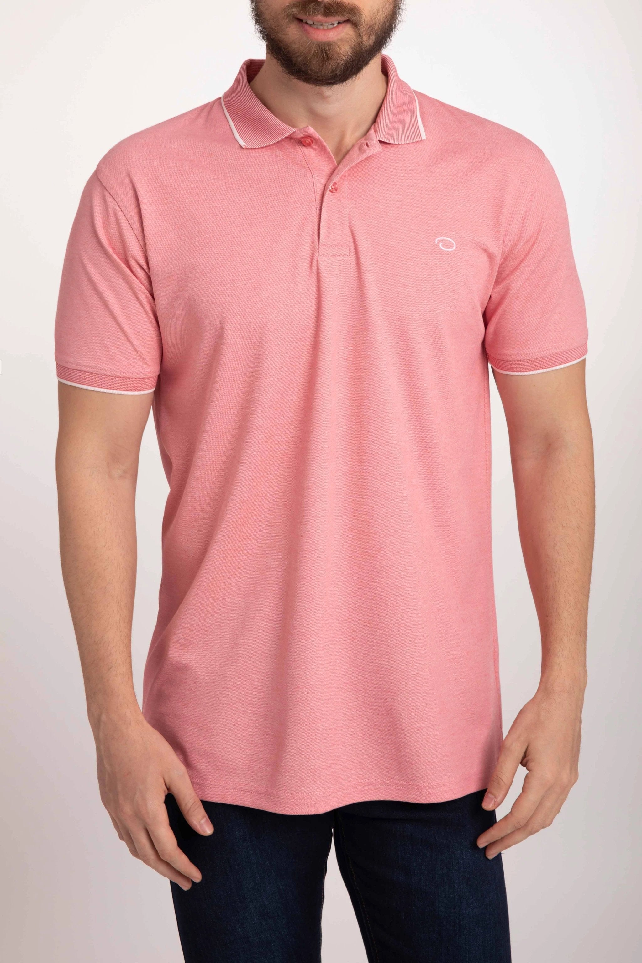 Poloshirt Oscar De La Renta Mangas Cortas Liso Para Caballeros by Oscar De La Renta