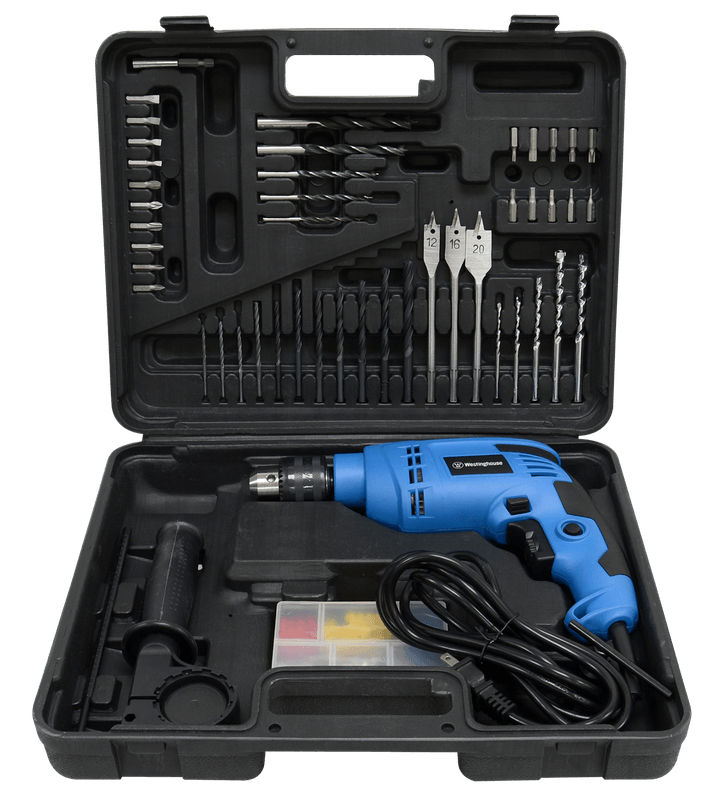 SET TALADRO 1/2" / 550W + ACCESORIOS 106 PCS