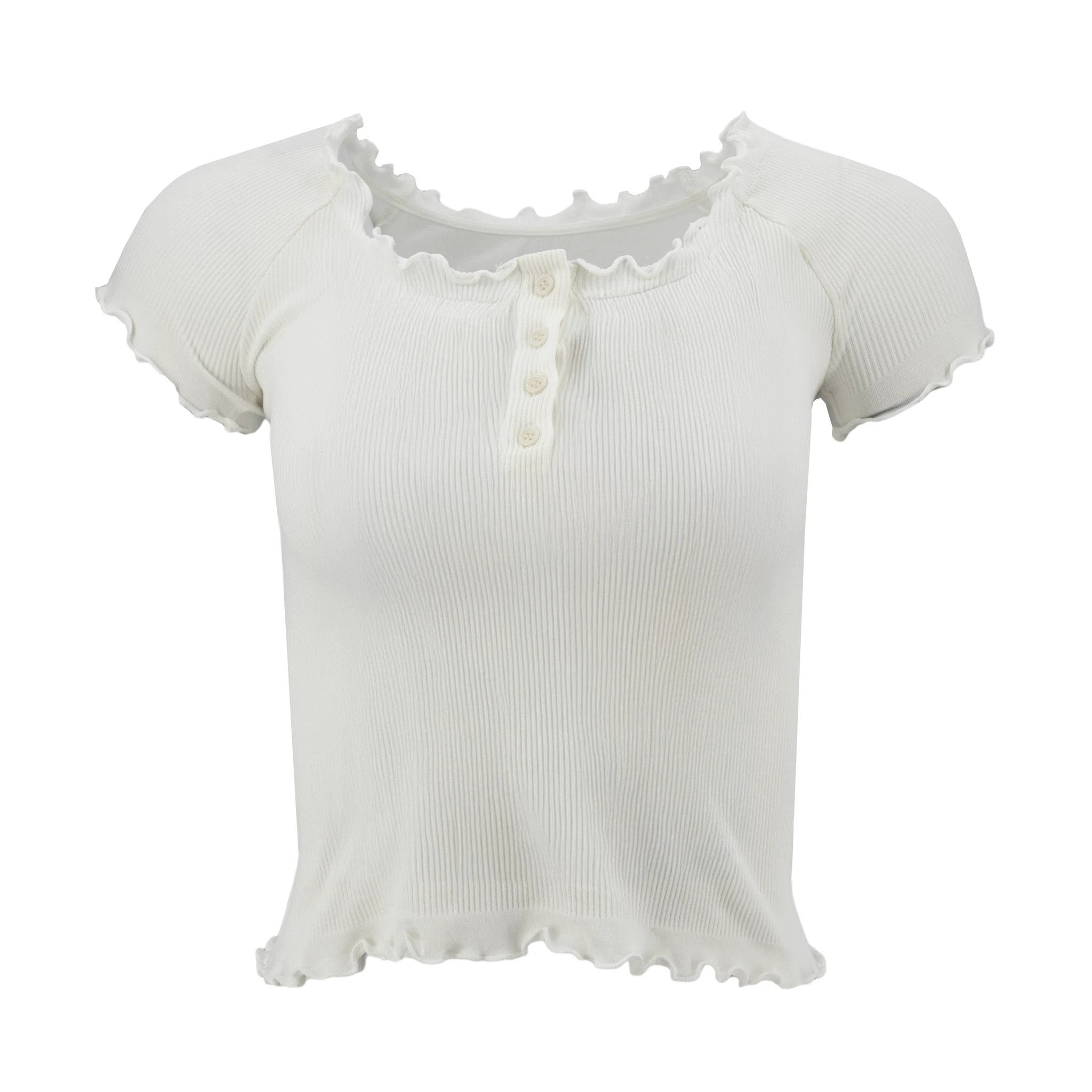 Blusa No Comment Mangas Cortas Lisa P/ Damas by Adrienne Vittadini