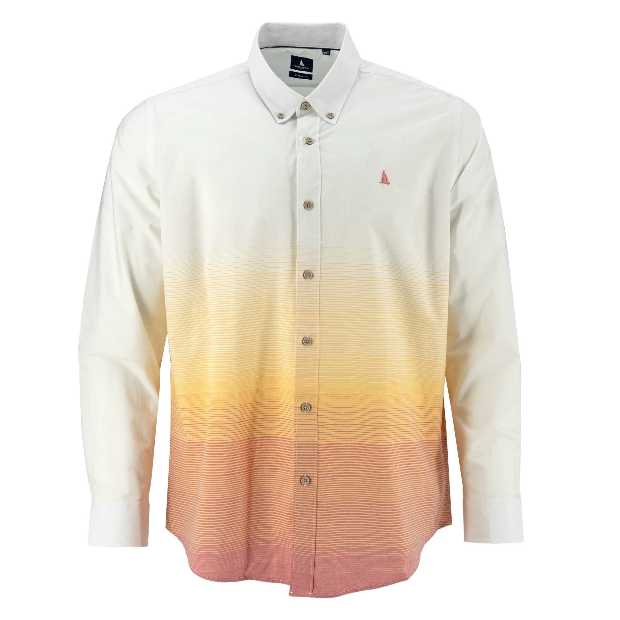 Camisa Regatta Mangas Largas Rayas Para Caballeros by Regatta