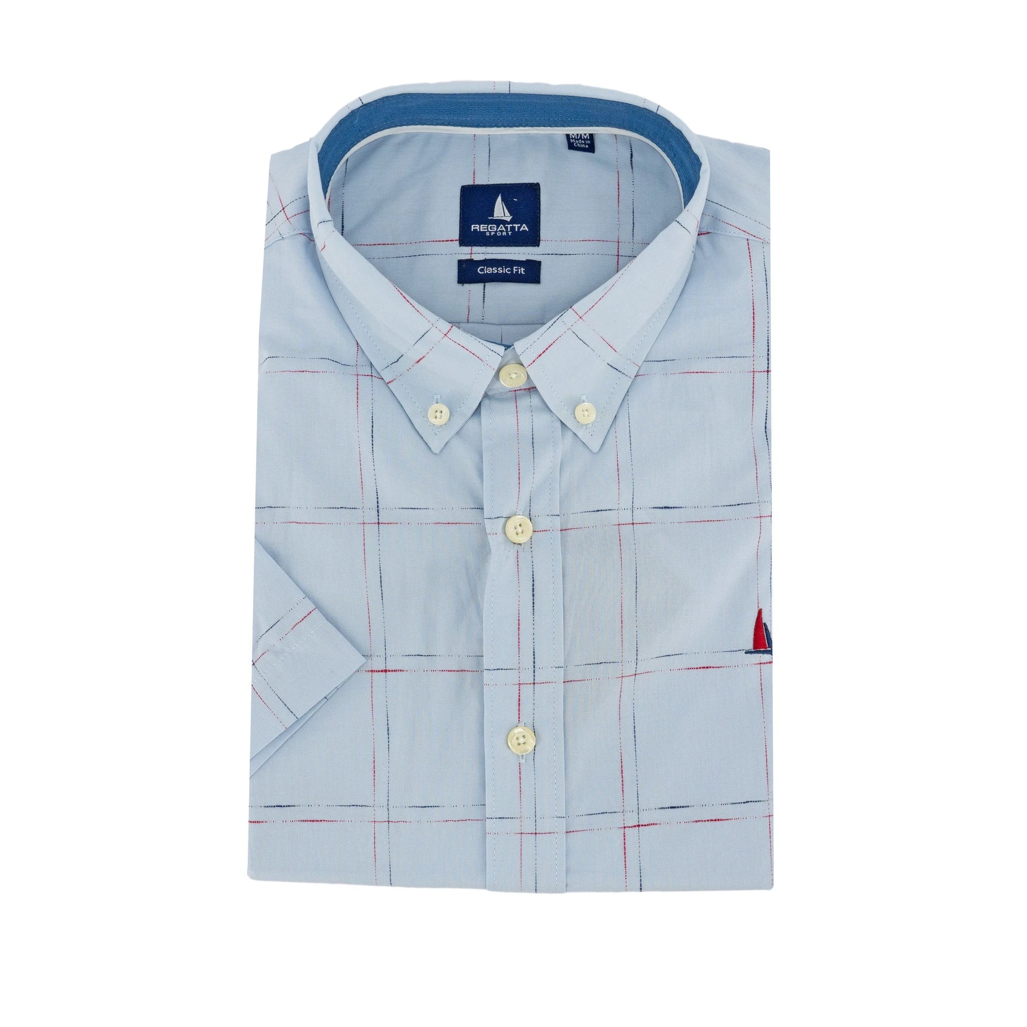 Camisa Regatta Mangas Cortas Cuadros P/ Caballeros by Regatta