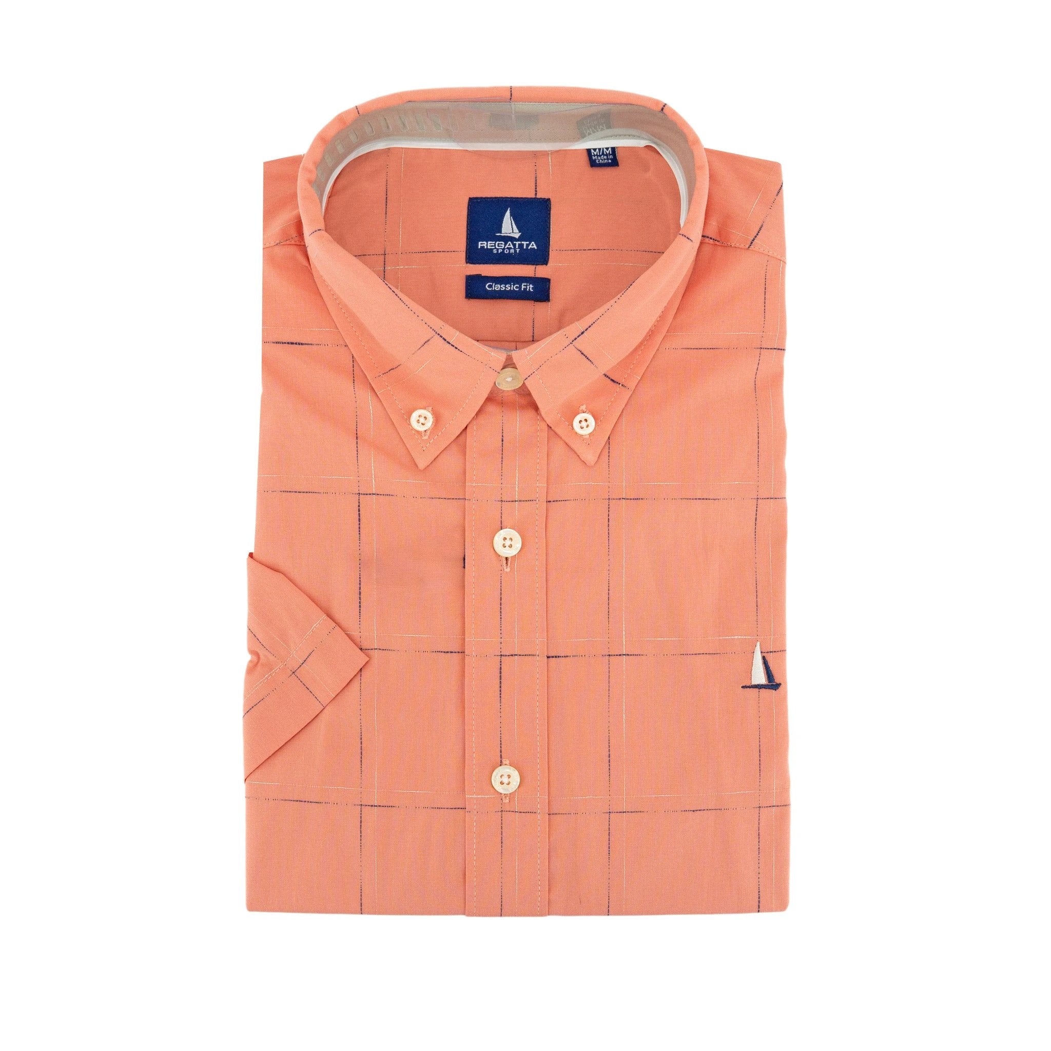 Camisa Regatta Mangas Cortas Cuadros P/ Caballeros by Regatta