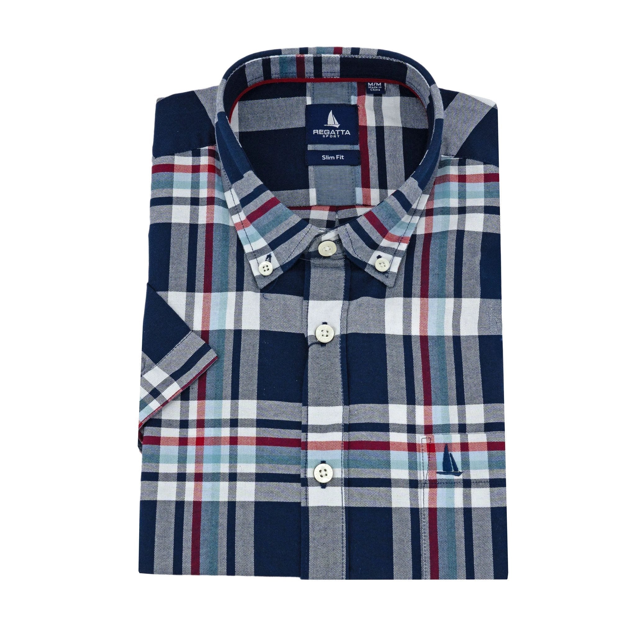 Camisa Regatta Mangas Cortas Cuadros P/ Caballeros by Regatta
