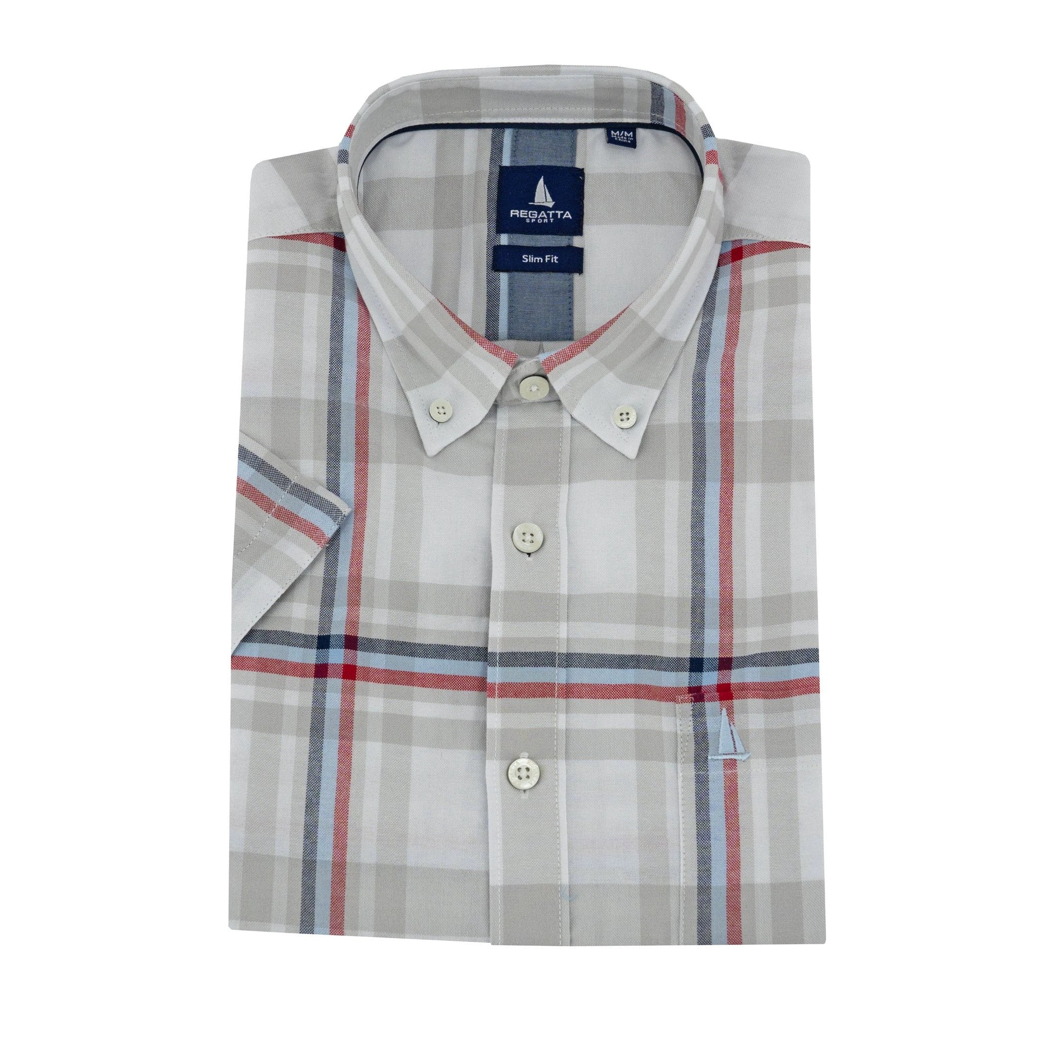 Camisa Regatta Mangas Cortas Cuadros P/ Caballeros by Regatta