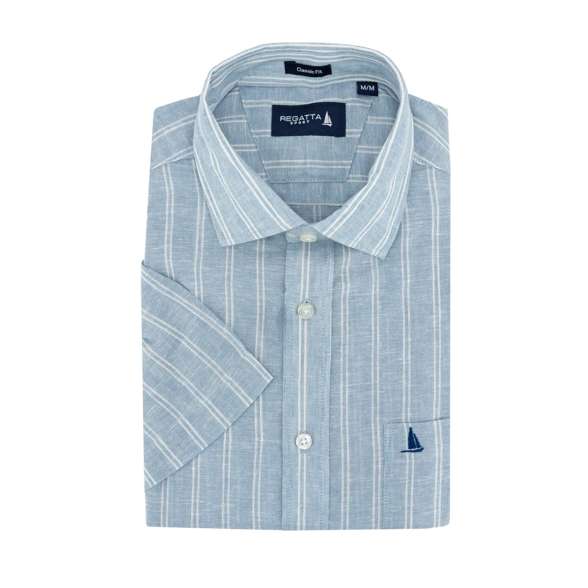 Camisa Regatta Mangas Cortas Rayas P/ Caballeros by Regatta