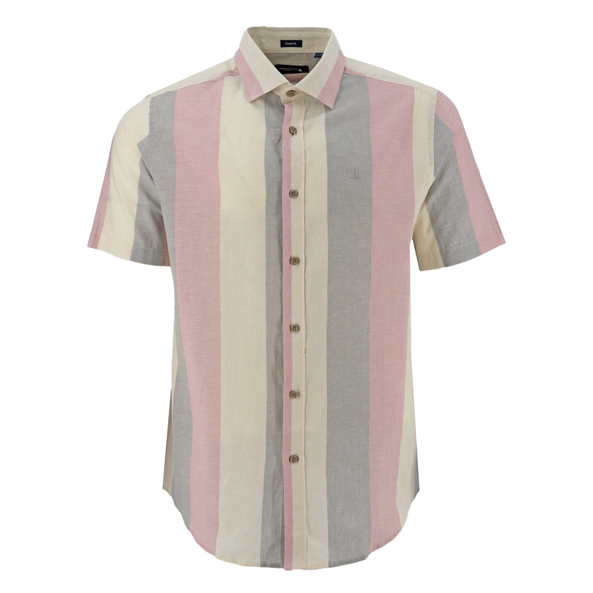 Camisa Regatta Mangas Cortas Rayas Para Caballeros by Regatta