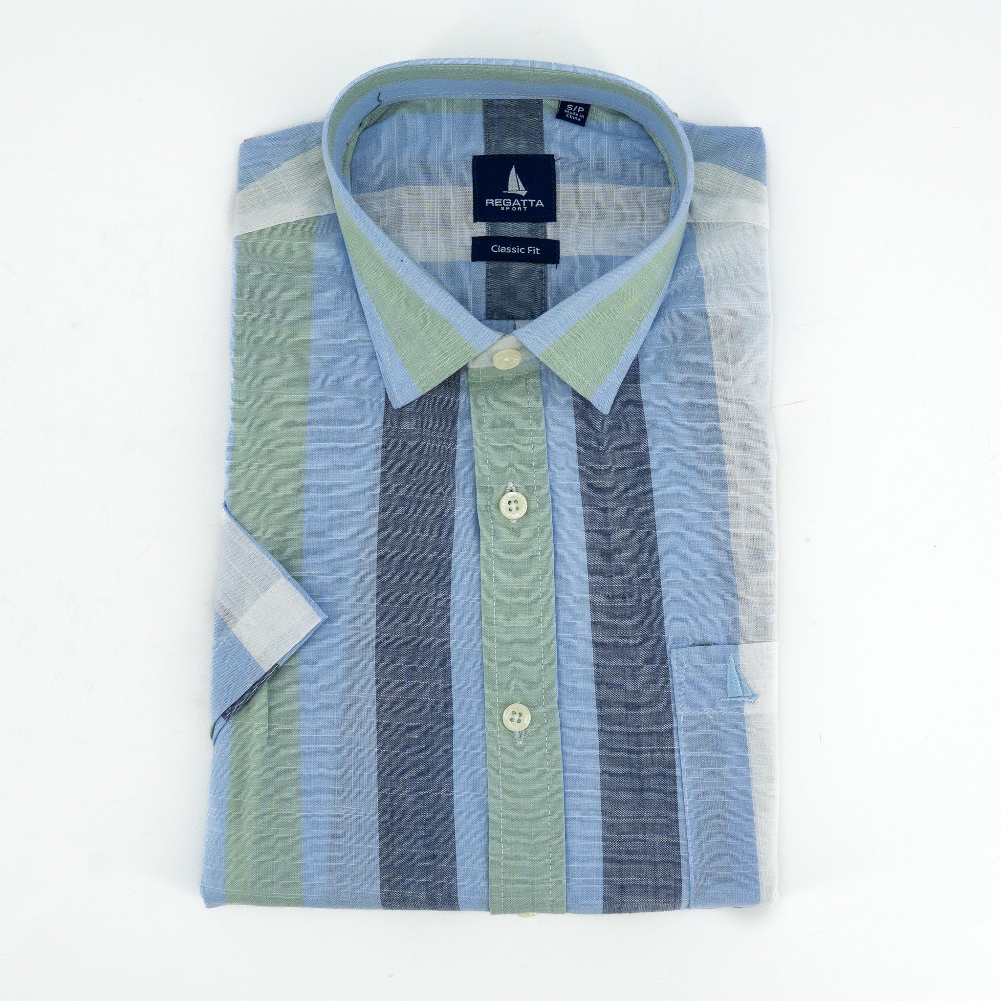 Camisa Regatta Mangas Cortas Rayas P/ Caballeros by Regatta