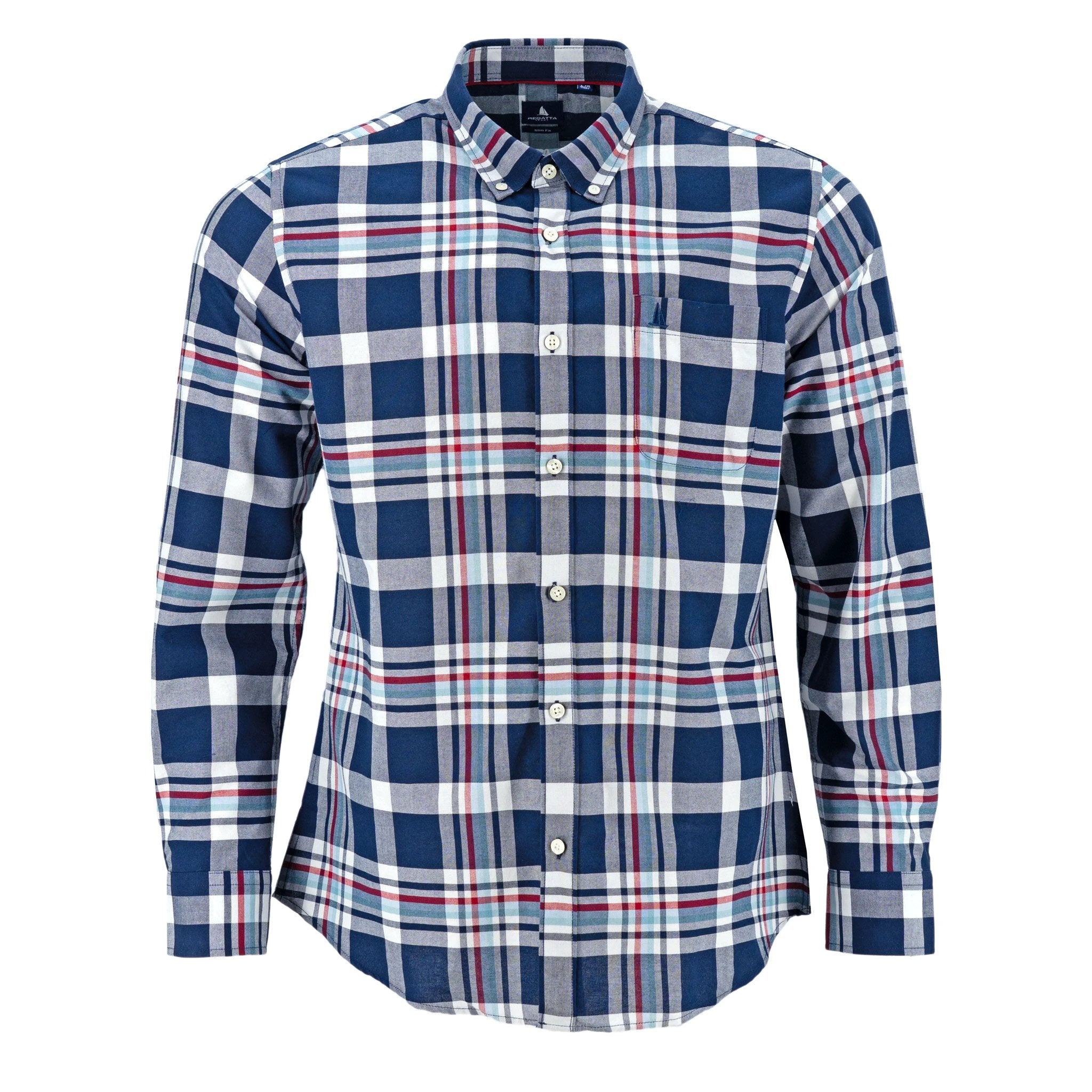 Camisa Regatta Mangas Largas Cuadros Para Caballeros by Regatta