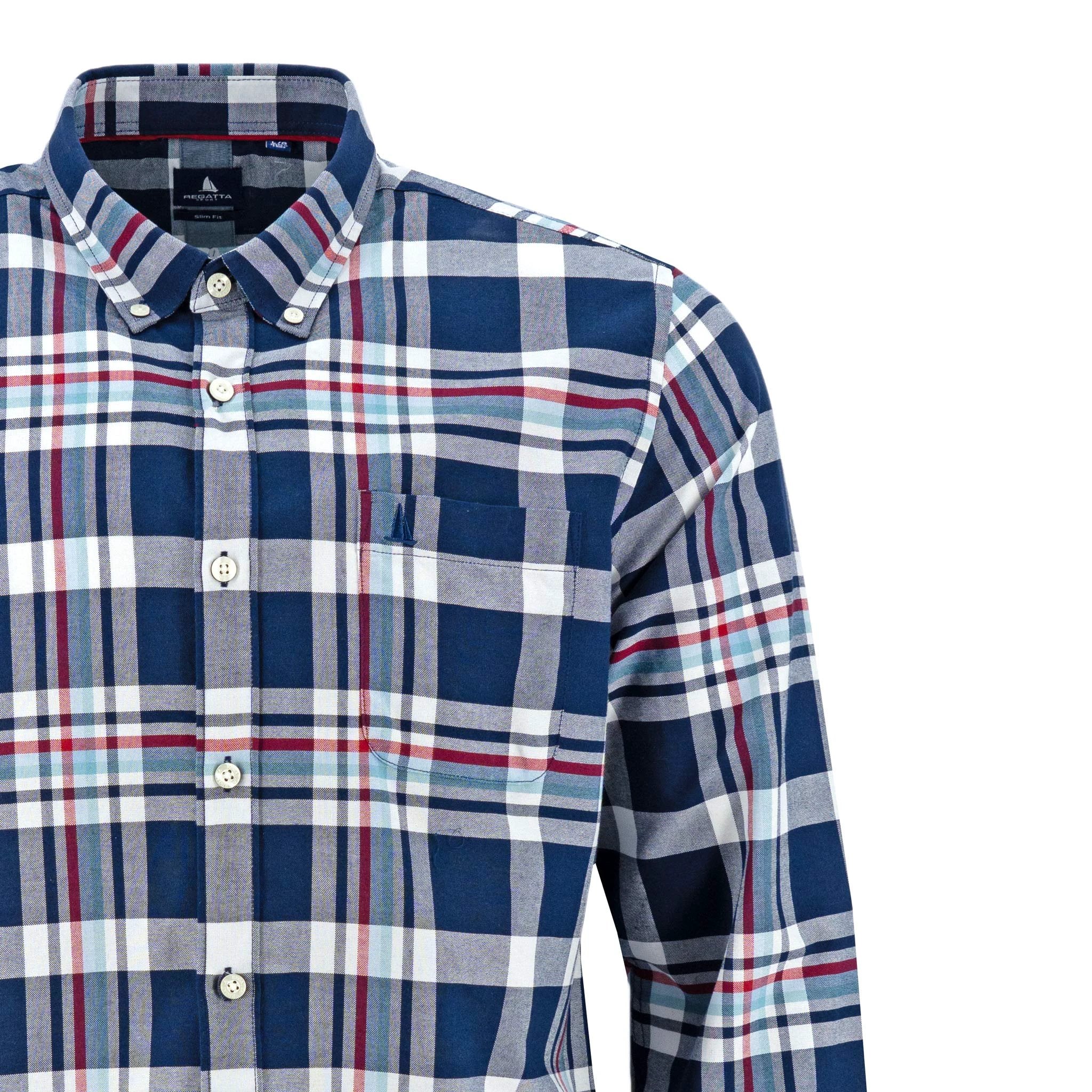 Camisa Regatta Mangas Largas Cuadros Para Caballeros by Regatta