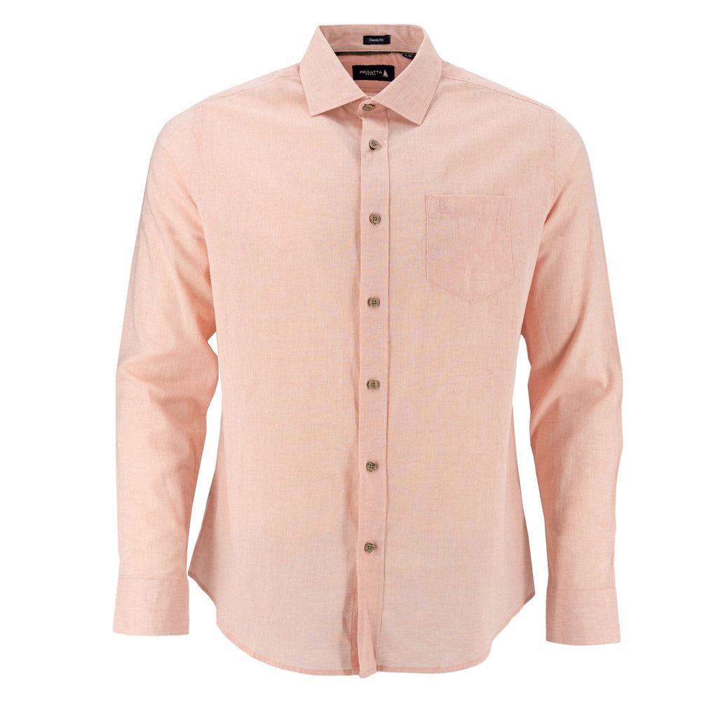 Camisa Regatta Mangas Largas Lisa Para Caballeros by Regatta
