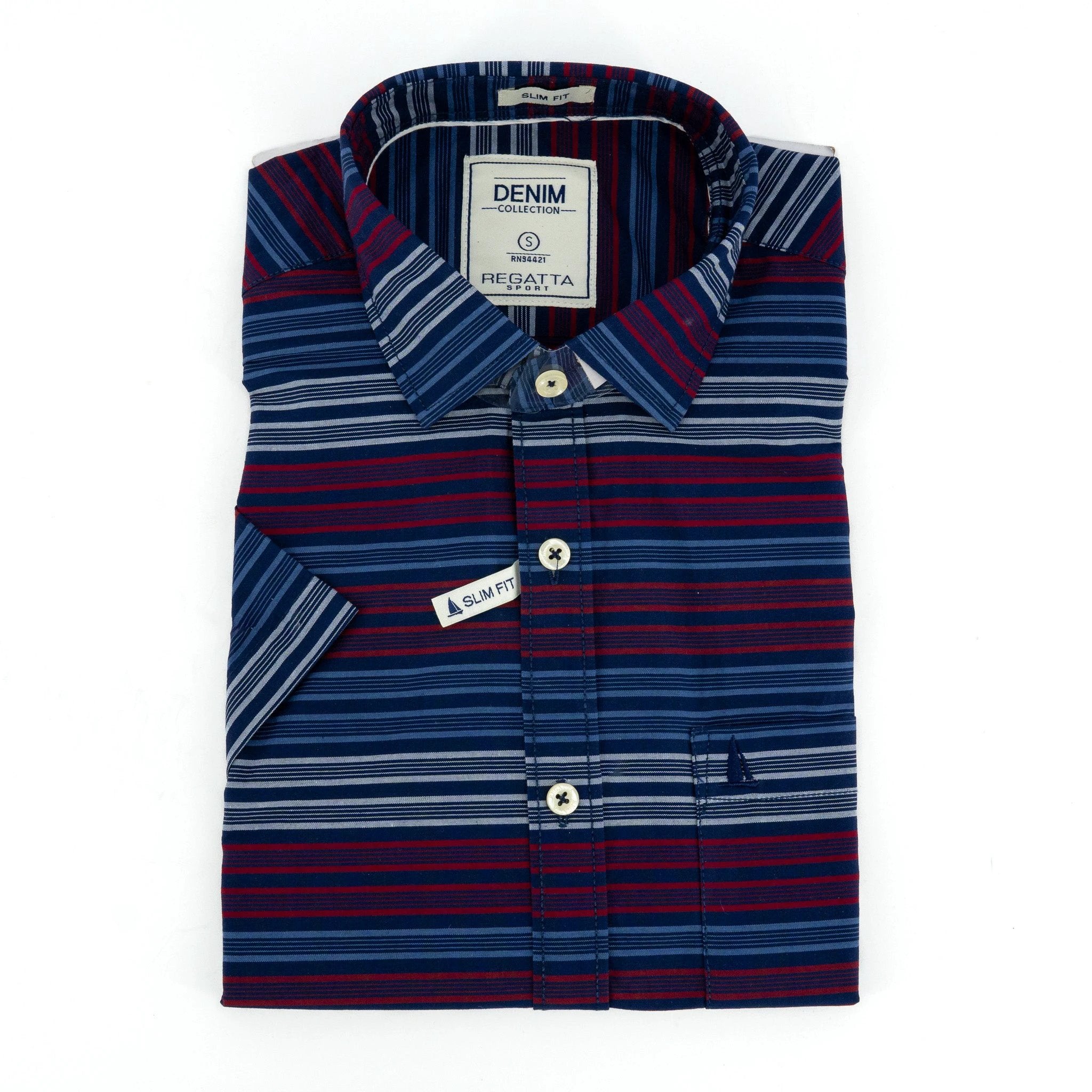 Camisa Regatta Mangas Cortas Rayas P/ Caballeros by Regatta