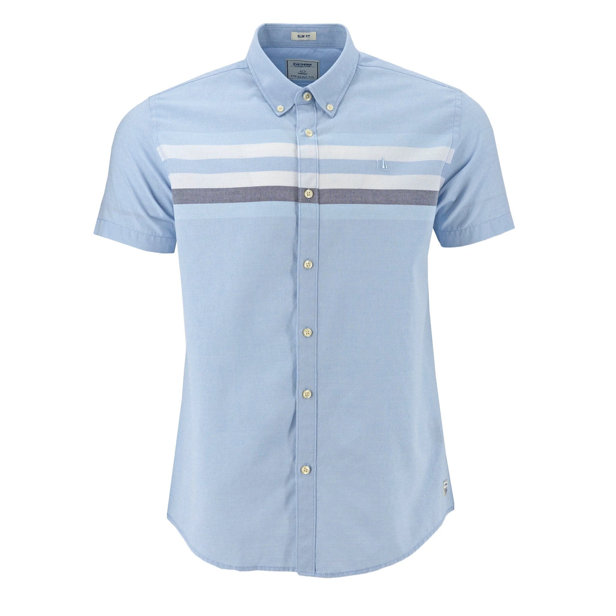 Camisa Regatta Mangas Cortas Rayas Para Caballeros by Regatta