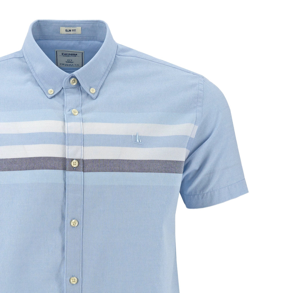Camisa Regatta Mangas Cortas Rayas Para Caballeros by Regatta