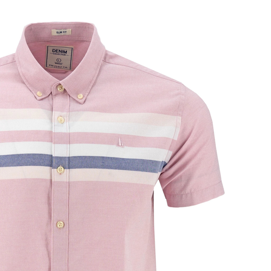 Camisa Regatta Mangas Cortas Rayas Para Caballeros by Regatta