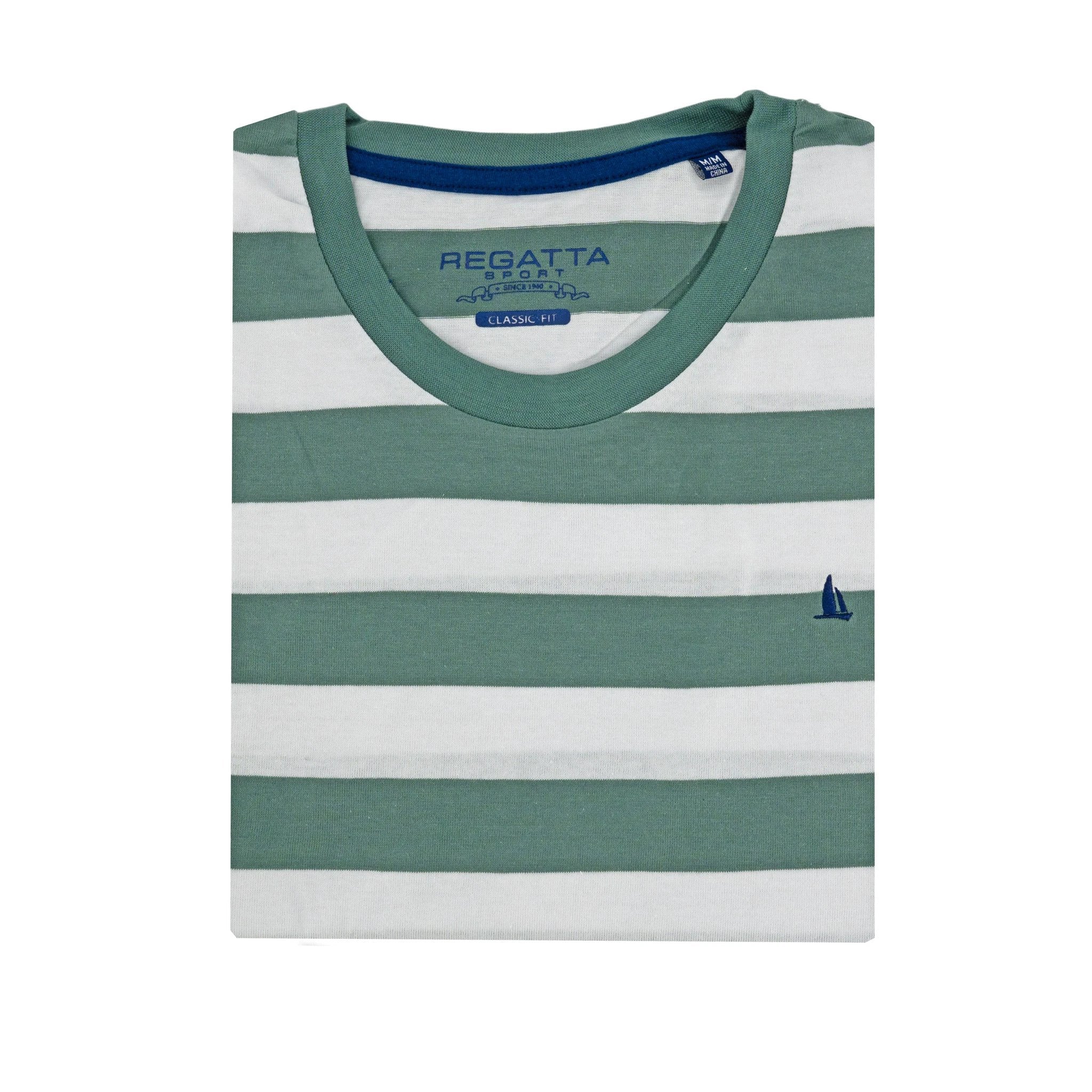 Camiseta Regatta Mangas Cortas Rayas P/ Caballeros by Regatta