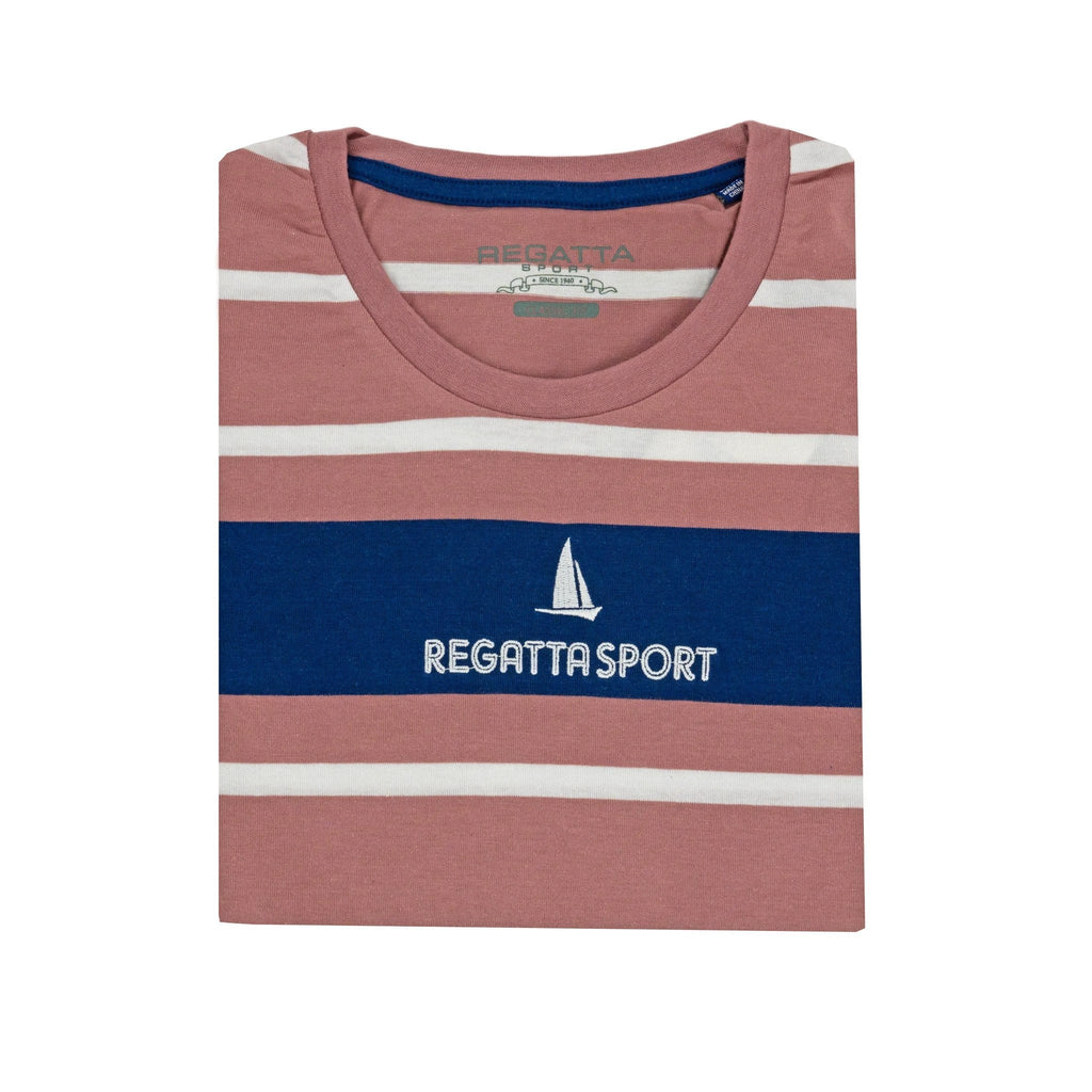 Camiseta Regatta Mangas Cortas Rayas P/ Caballeros by Regatta