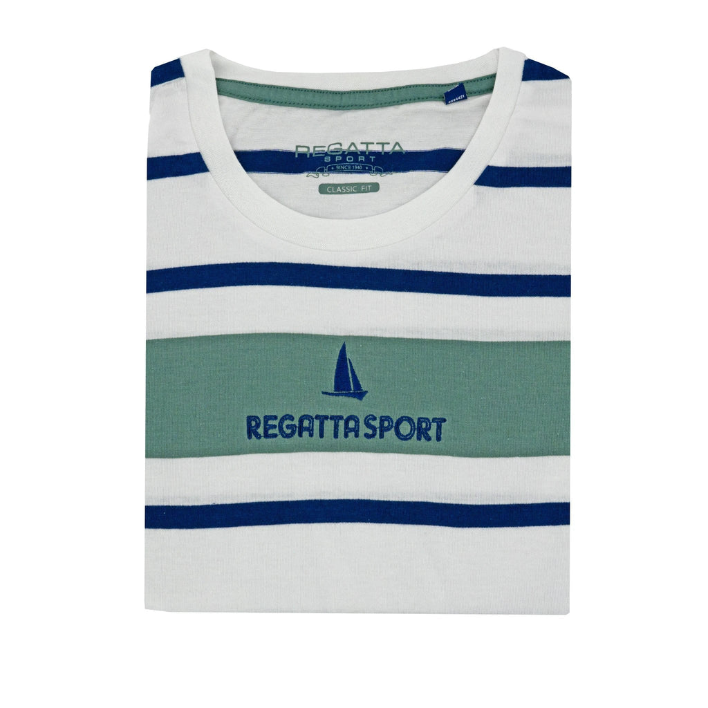 Camiseta Regatta Mangas Cortas Rayas P/ Caballeros by Regatta