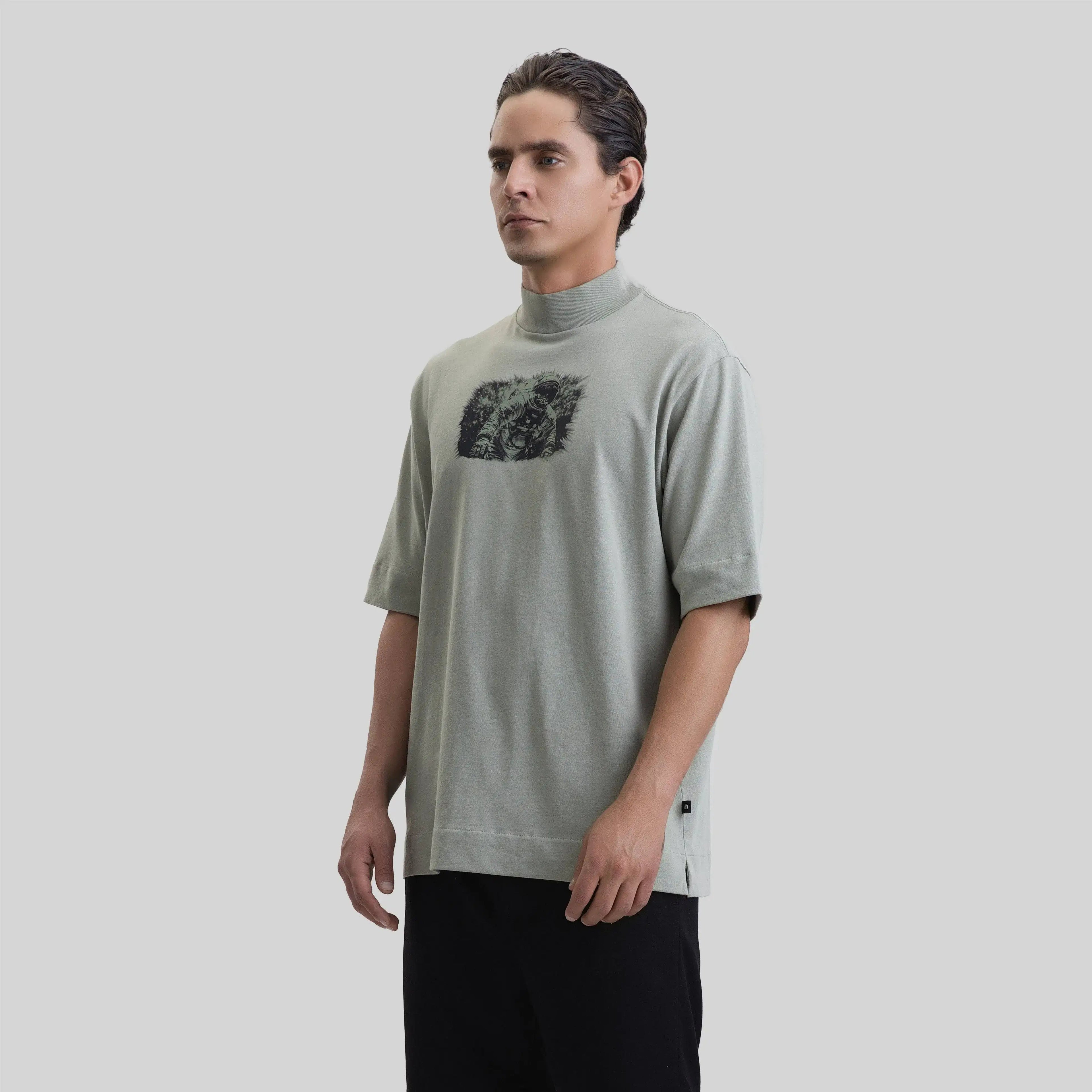 ROUGE T-SHIRT OVERSIZE SEA GRASS - Monastery