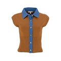 Blusa Rio + Rain Mangas Cortas Combinada para Damas