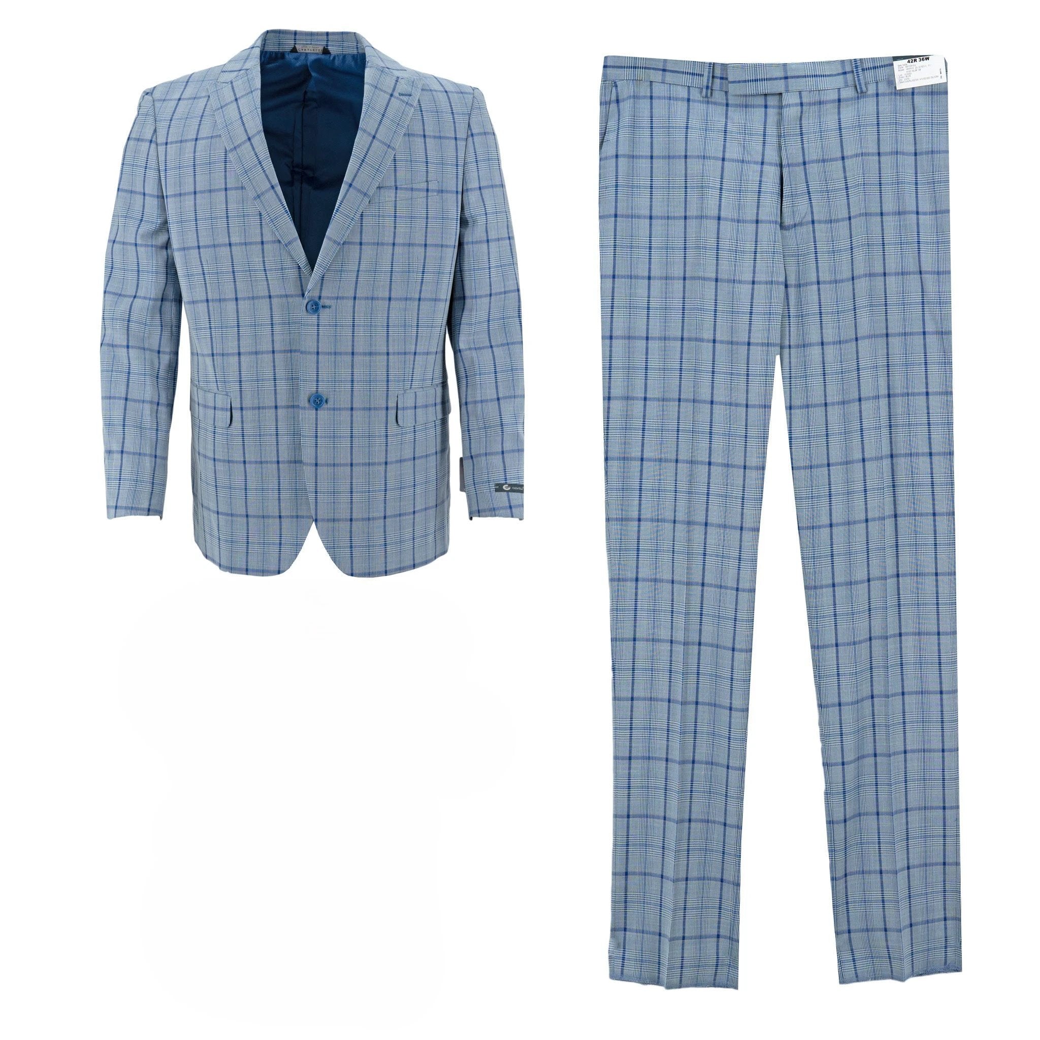 Traje Caravelli 2 Botones Cuadros P/ Caballeros by Caravelli