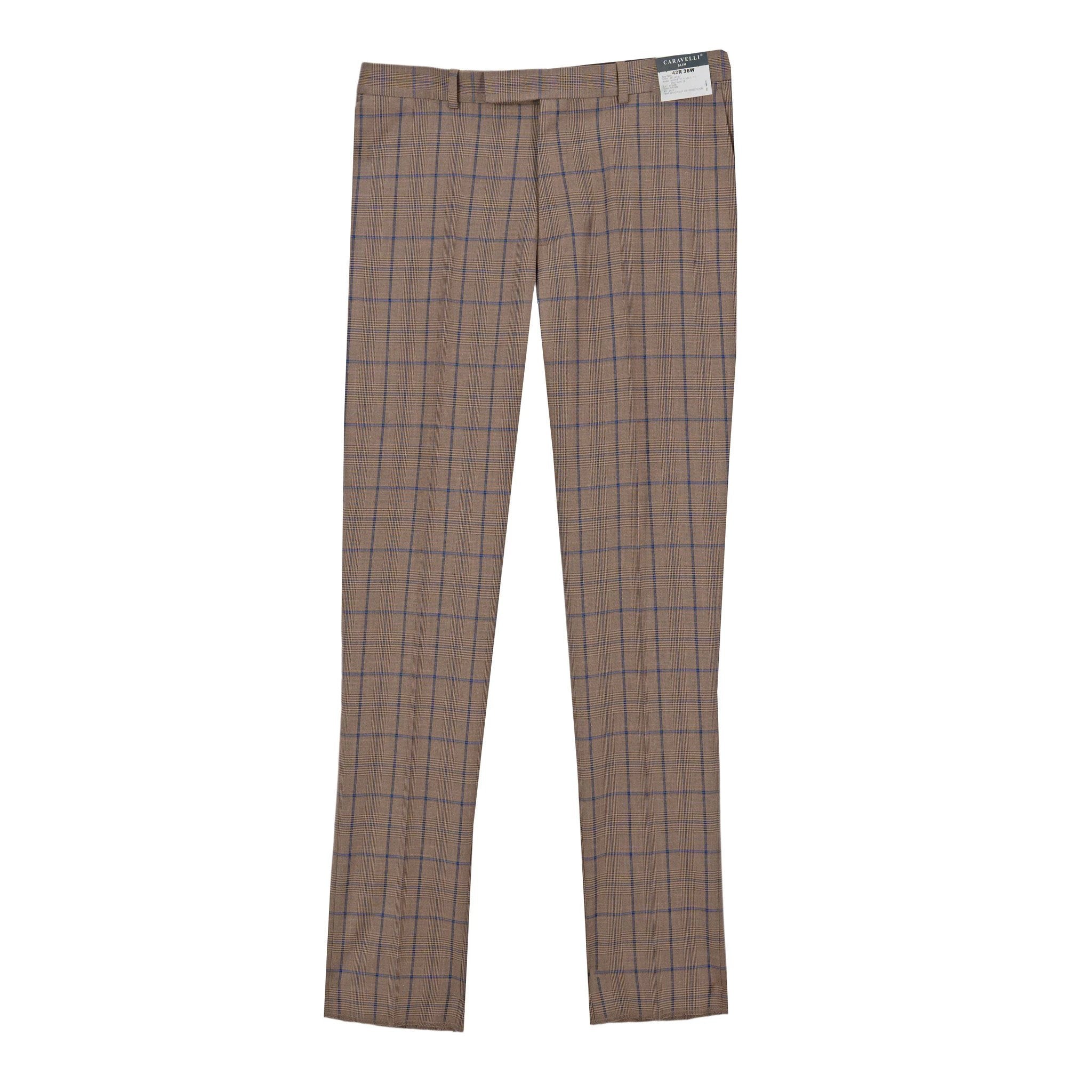 Traje Caravelli 2 Botones Cuadros P/ Caballeros by Caravelli
