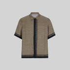 SILK SET MEN OVERSIZE SOLEIL BLACK SAFARI - Monastery