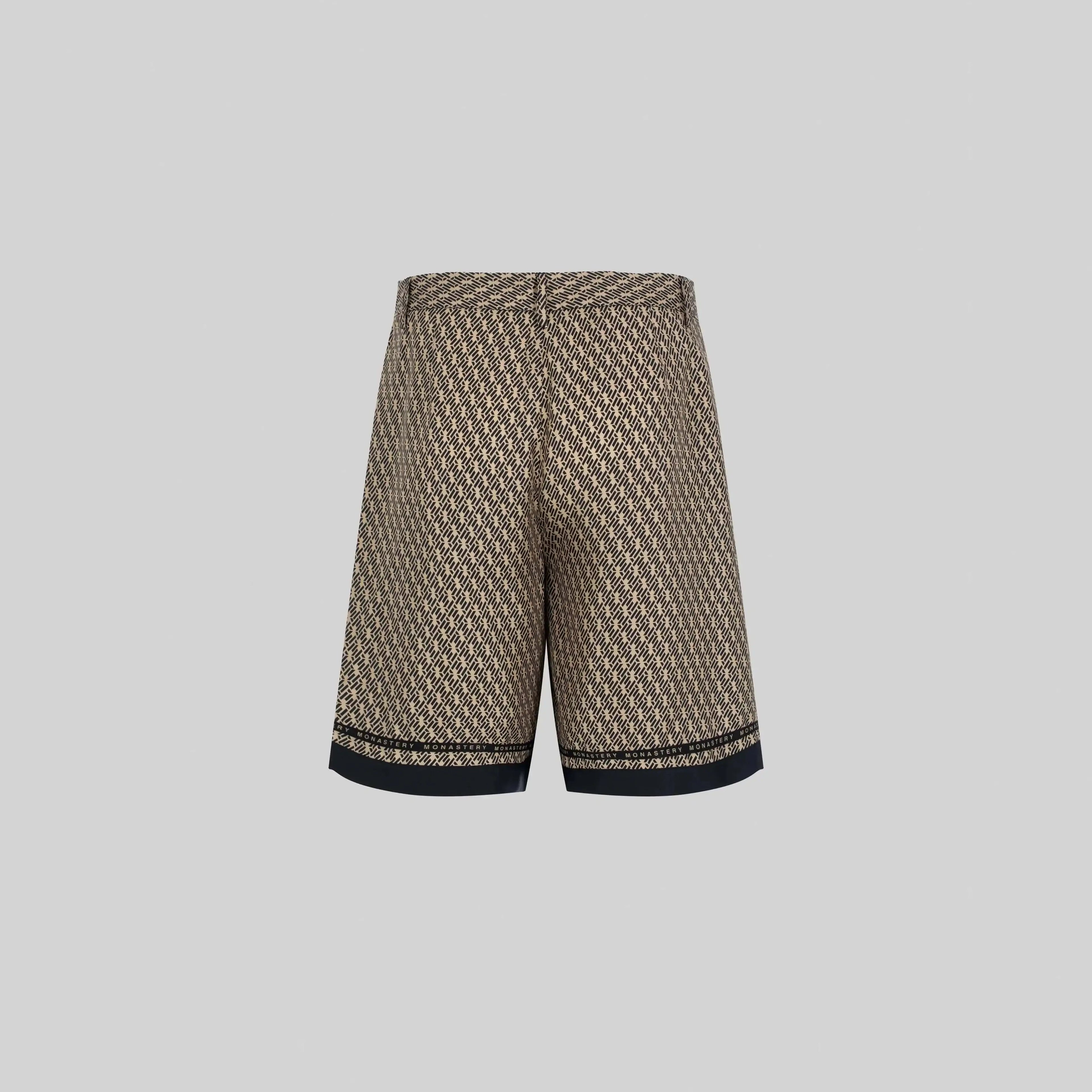 SILK SET MEN OVERSIZE SOLEIL BLACK SAFARI - Monastery