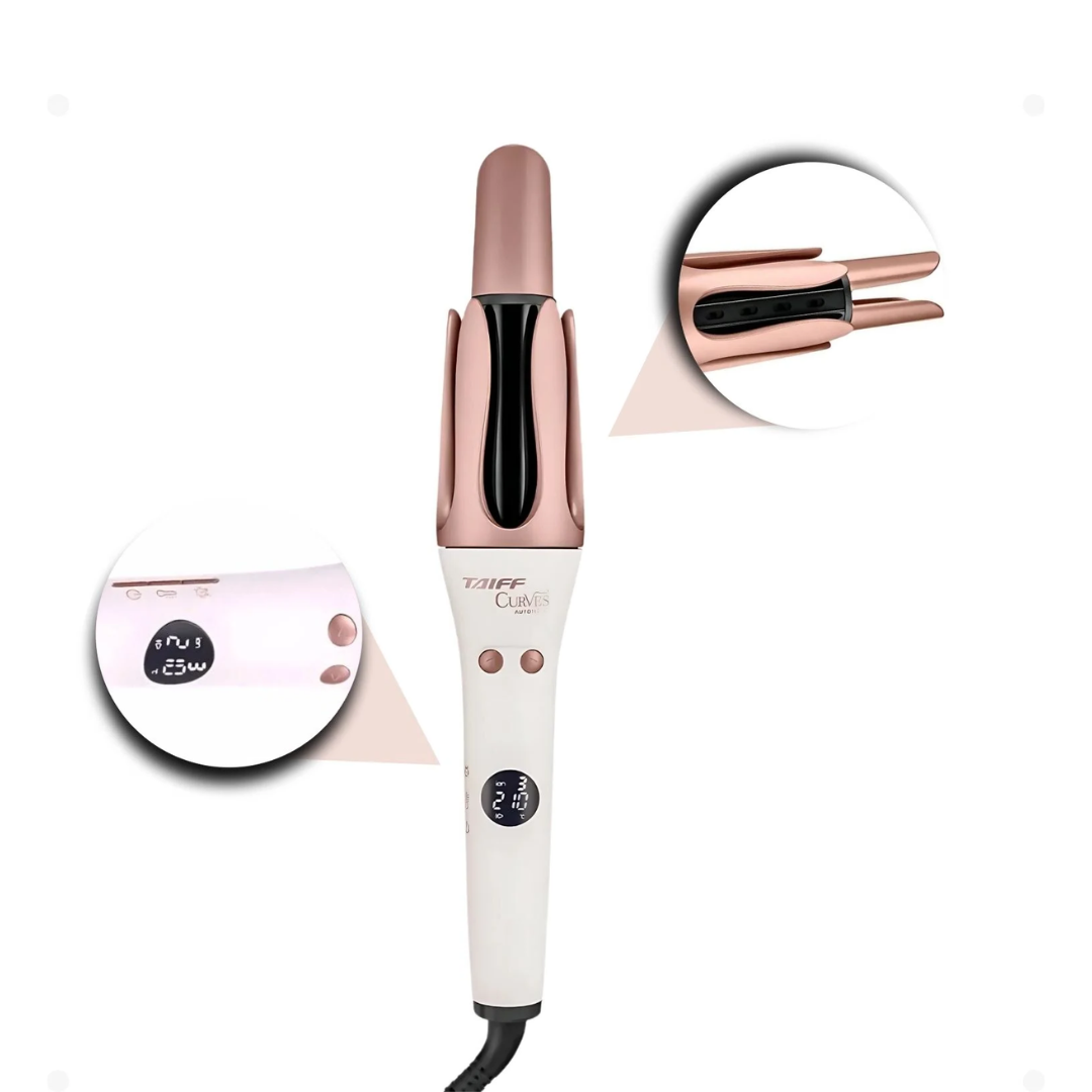 Rizador Taiff  Curves Automatic Rose Bivolt