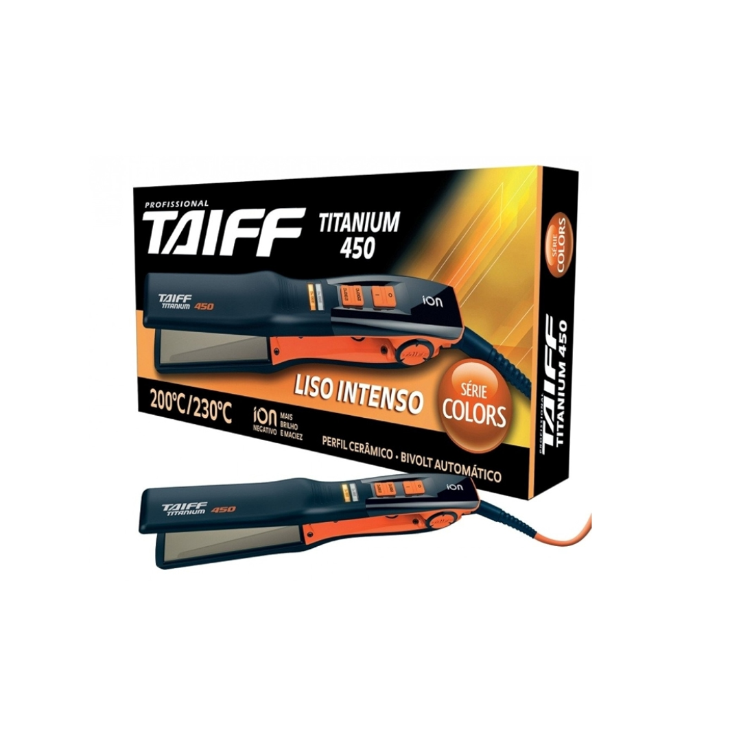 Plancha Taiff Titanio Naranja 450