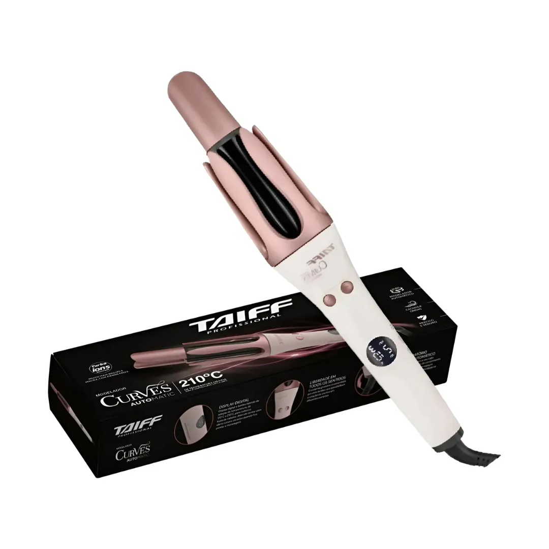Rizador Taiff  Curves Automatic Rose Bivolt