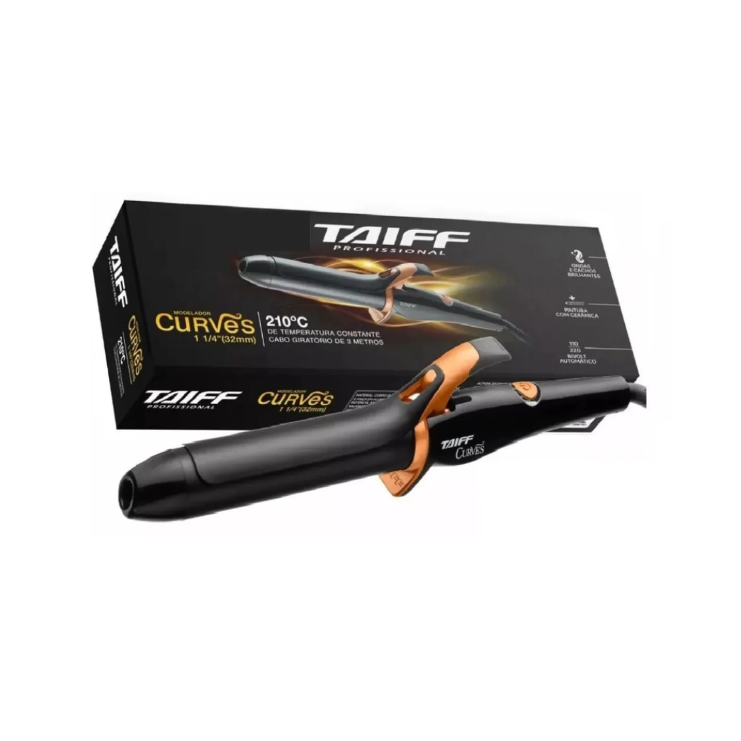 Rizador Taiff Curves 1 Bivolt Ceramic 25mm