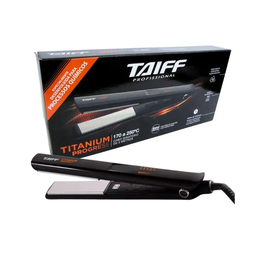 Plancha Taiff Titanium Progress - Bivolt