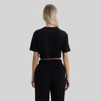 SKODA CROP TOP BLACK - Monastery