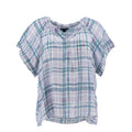 Blusa Zac & Rachel Mangas Cortas Cuadros P/ Damas ST814N02Z by Zac & Rachel