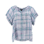 Blusa Zac & Rachel Mangas Cortas Cuadros P/ Damas ST814N02Z by Zac & Rachel