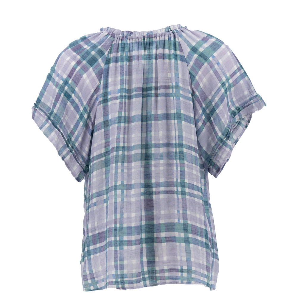 Blusa Zac & Rachel Mangas Cortas Cuadros P/ Damas ST814N02Z by Zac & Rachel