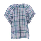 Blusa Zac & Rachel Mangas Cortas Cuadros P/ Damas ST814N02Z by Zac & Rachel
