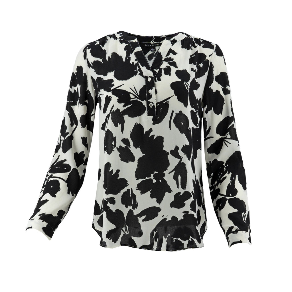 Blusa Zac Rachel Rayas Estampada P/ Damas by Zac & Rachel