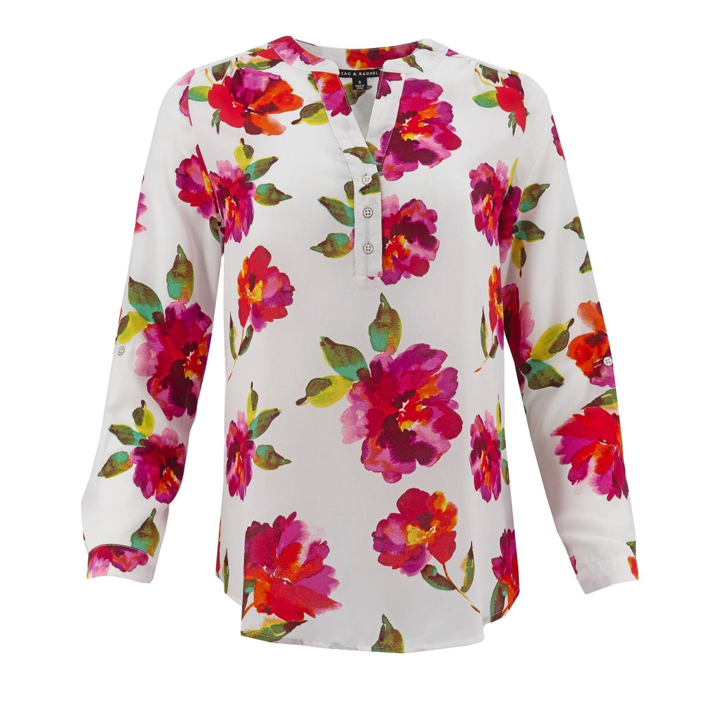 Blusa Zac Rachel Rayas Estampada P/ Damas by Zac & Rachel
