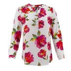 Blusa Zac Rachel Rayas Estampada P/ Damas by Zac & Rachel