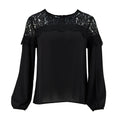 Blusa Zac & Rachel Mangas Largas Lisa Encaje Para Damas by Zac & Rachel
