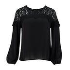 Blusa Zac & Rachel Mangas Largas Lisa Encaje Para Damas by Zac & Rachel