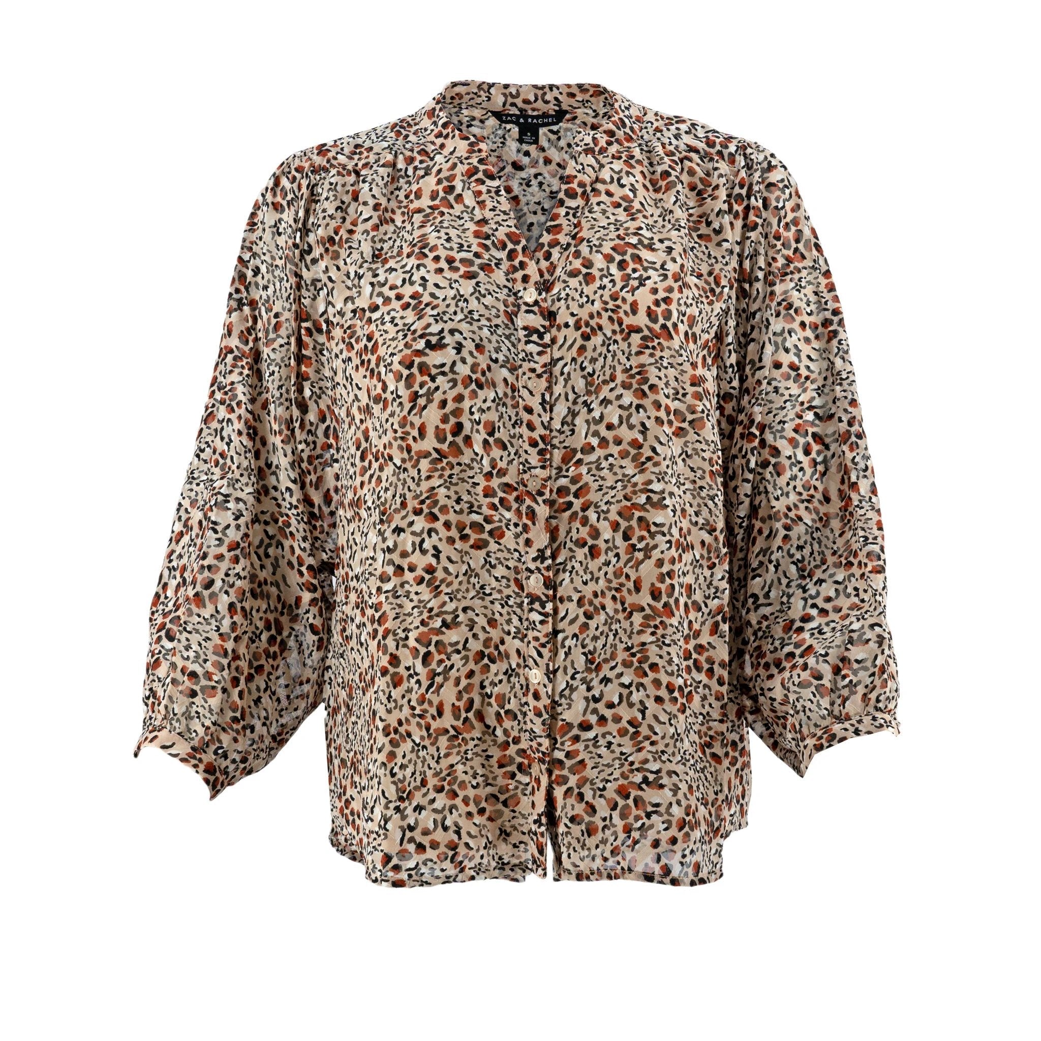 Blusa Zac & Rachel Mangas Largas Animal Para Damas by Zac & Rachel