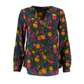 Blusa Zac & Rachel Mangas Largas Estampada Puntos Gold Para Damas by Zac & Rachel