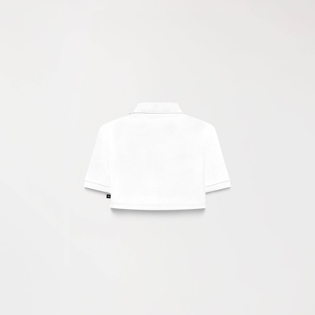 TOP CORTO SUTTON BLANCO POSTERIOR - MONASTERY